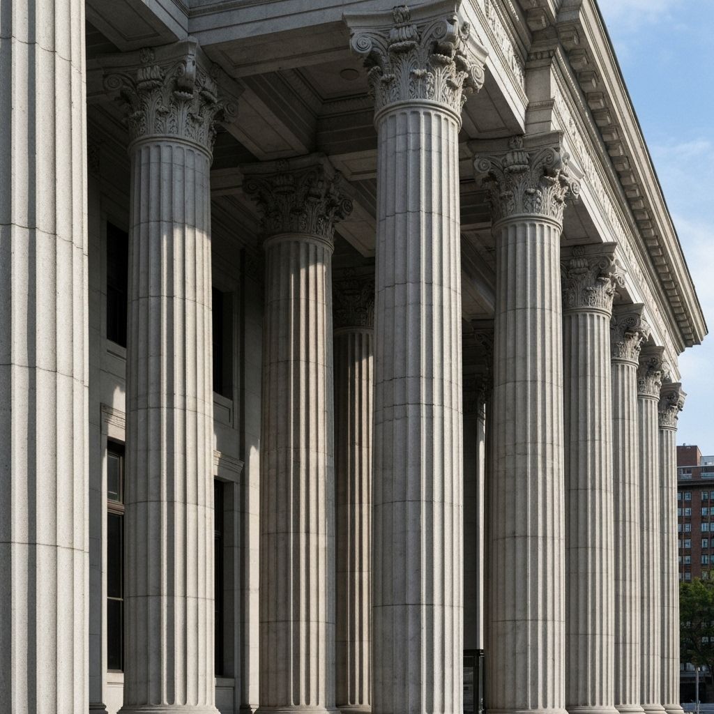 Professional building with columns